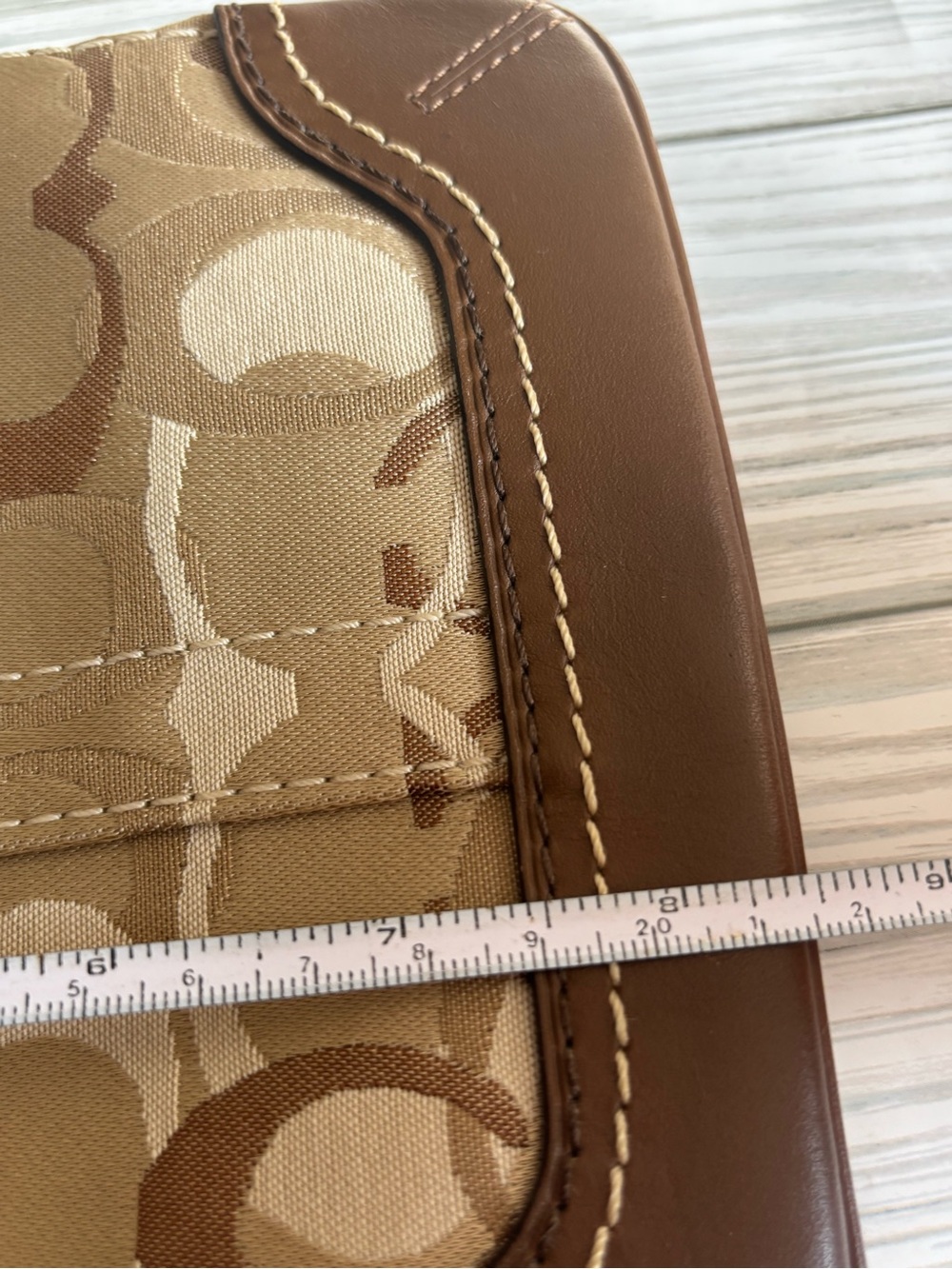 Coach Signature Canvas Crossbody Bag in Beige - Picture 13 of 13